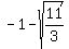 -1-sqrt%2811%2F3%29