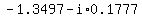 -1.3497-i%2A0.1777