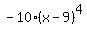-10%28x-9%29%5E4