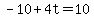 -10%2B4t=10