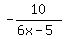 -10%2F%286x-5%29