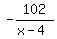-102%2F%28x-4%29
