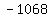 -1068