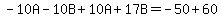 -10A-10B%2B10A%2B17B=-50%2B60