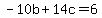 -10b%2B14c=6