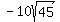 -10sqrt%2845%29