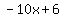 -10x%2B6