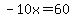 -10x+=+60