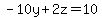 -10y%2B2z=10