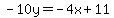 -10y=-4x%2B11