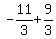 -11%2F3%2B9%2F3