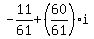 -11%2F61%2B%2860%2F61%29i