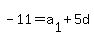-11=a%5B1%5D%2B5d