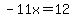 -11x+=+12