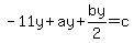-11y%2Bay%2Bby%2F2=c