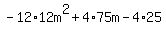 -12%2A12m%5E2%2B4%2A75m-4%2A25
