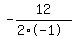 -12%2F%282%2A-1%29