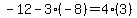 -12-3%28-8%29=4%283%29
