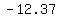 -12.37