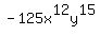 -125x%5E12y%5E15