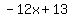 -12x%2B13