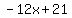 -12x%2B21