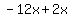 -12x%2B2x