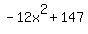 -12x%5E2%2B147