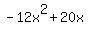 -12x%5E2+%2B+20x