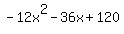 -12x%5E2-36x%2B120+
