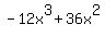 -12x%5E3%2B36x%5E2
