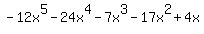 -12x%5E5-24x%5E4-7x%5E3-17x%5E2%2B4x