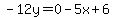 -12y=0-5x%2B6