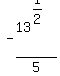 -13%5E%281%2F2%29%2F5