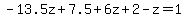 -13.5z%2B7.5%2B6z%2B2-z=1