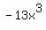 -13x%5E3