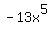 -13x%5E5