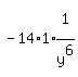 -14%2A1%2Aexpr%281%5E%22%22%2Fy%5E6%29