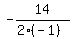 -14%2F%282%2A%28-1%29%29