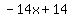 -14x%2B14