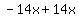 -14x%2B14x