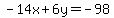 -14x%2B6y=-98