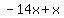 -14x%2Bx