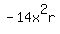 -14x%5E2r