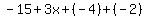-15%2B3x%2B%28-4%29%2B%28-2%29