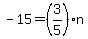 -15=%283%2F5%29%2An