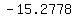 -15.2778