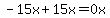 -15x%2B15x=0x