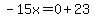 -15x=0%2B23