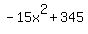 -15x%5E2+%2B+345